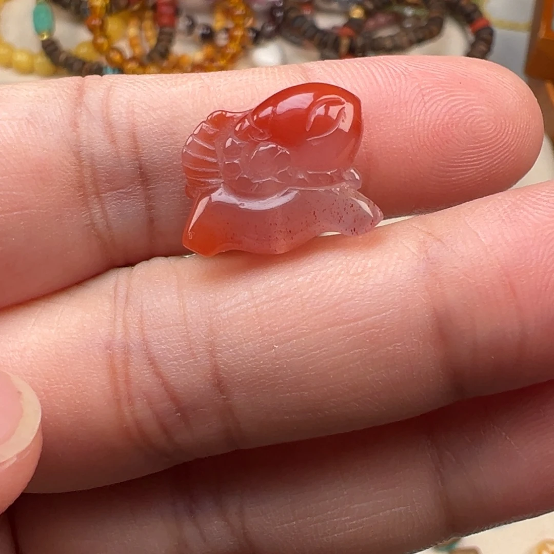 南红玛瑙未镶嵌吊坠(不含链)