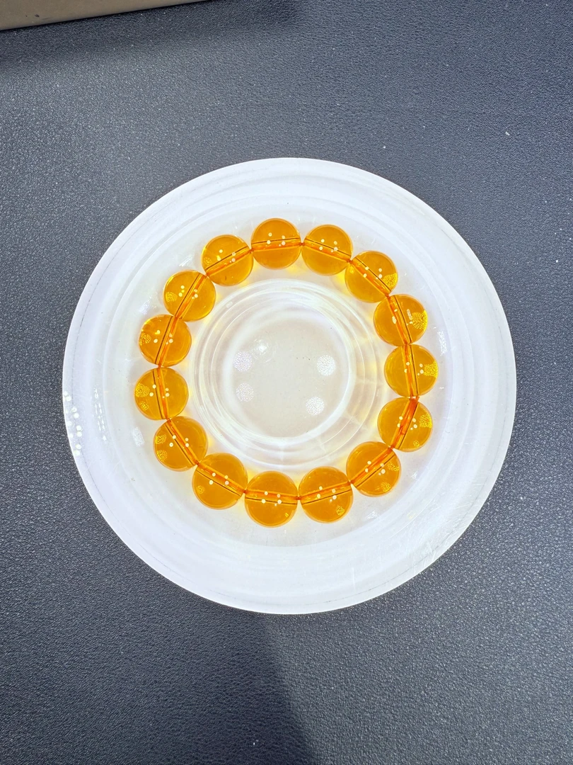 黄色14mm手串发一条D90