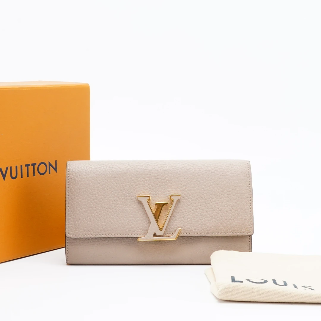 95新 LouisVuitton/路易威登 capucines钱包长款【静文】BG23007397