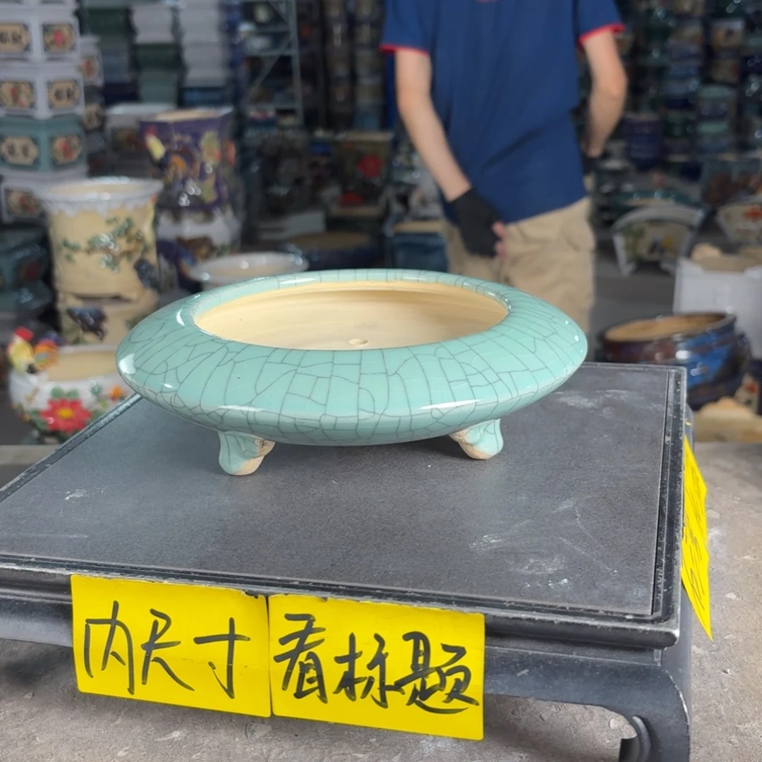 一风堂石湾花盆 内15*3