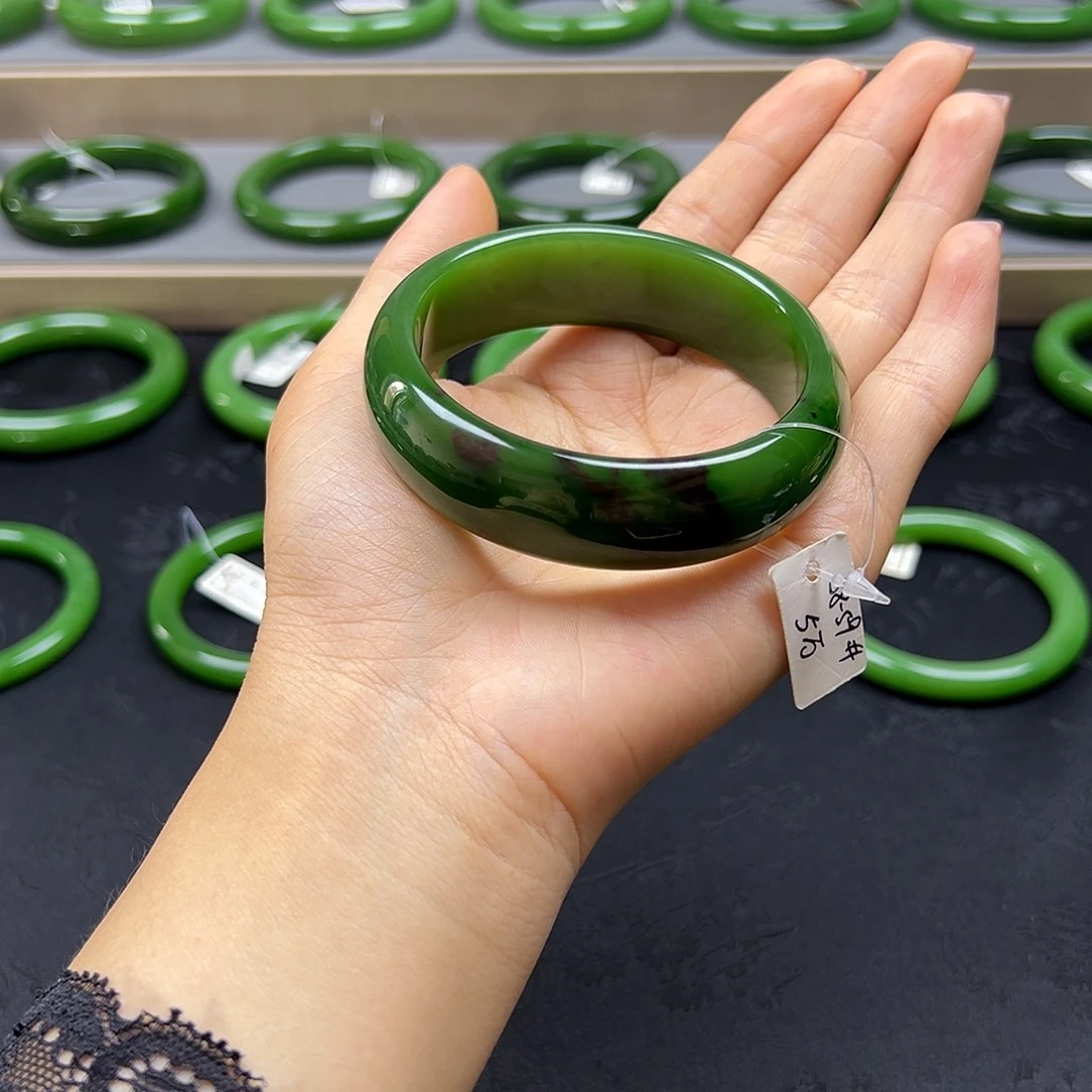 未镶嵌手镯和田玉（碧玉）红皮碧玉