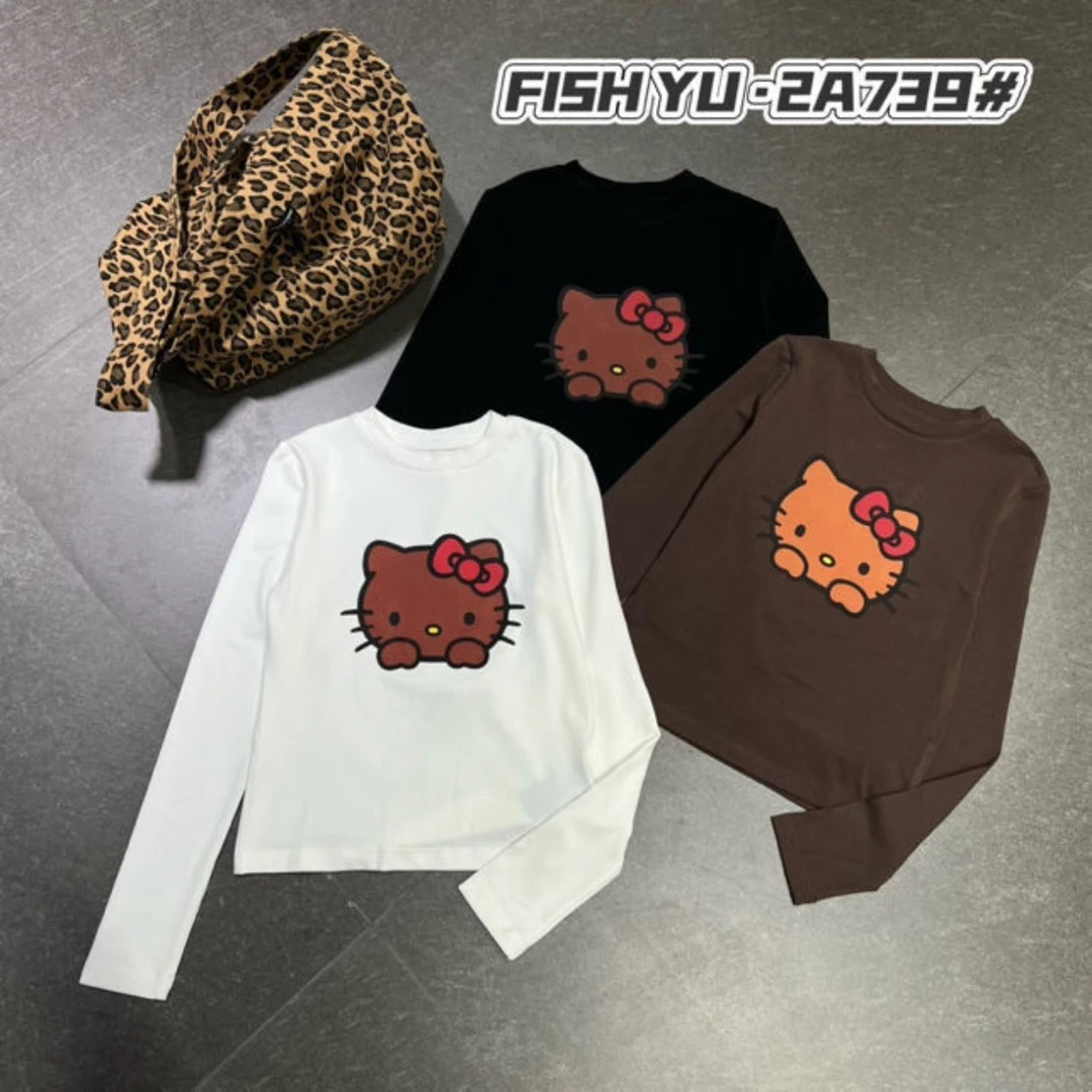 福利 YU 2a739 KT 磨毛加厚弹力T恤