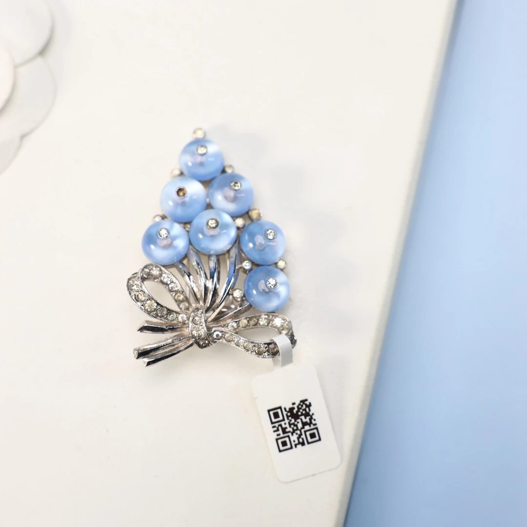 合金胸针 柚礼中古/葡萄琉璃胸针cx510467