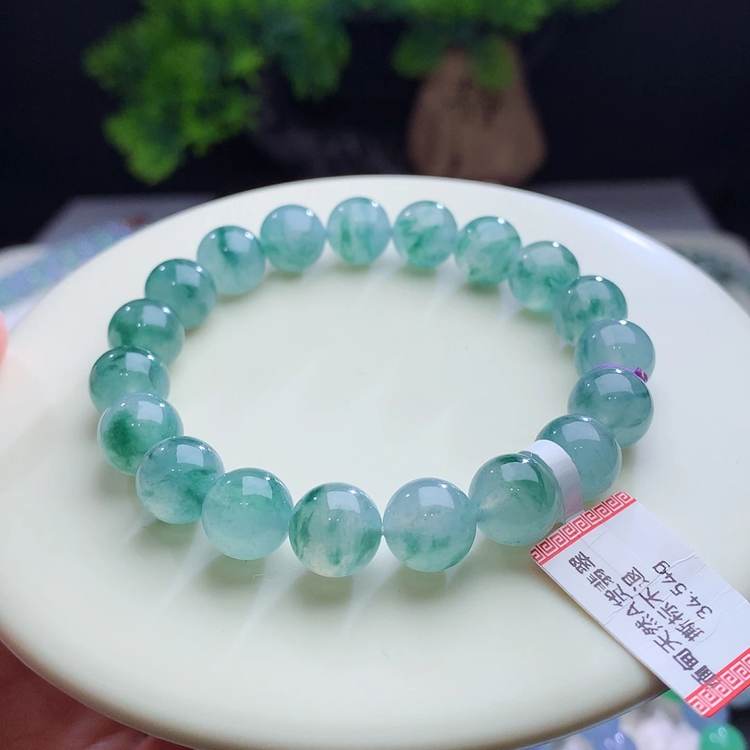 未镶嵌手串翡翠卡10mm