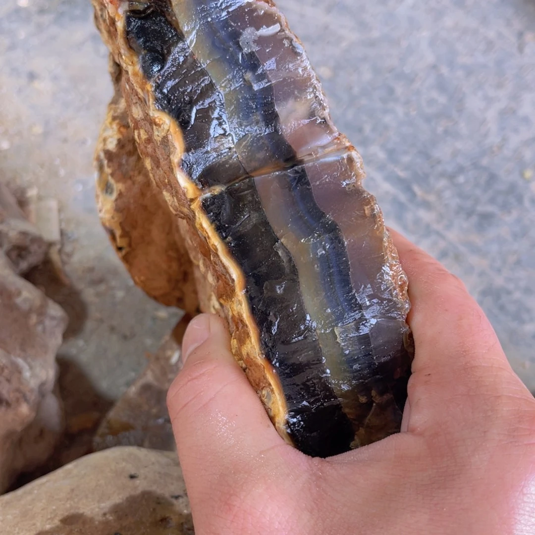 定制玛瑙豆*天然玛瑙手镯原石