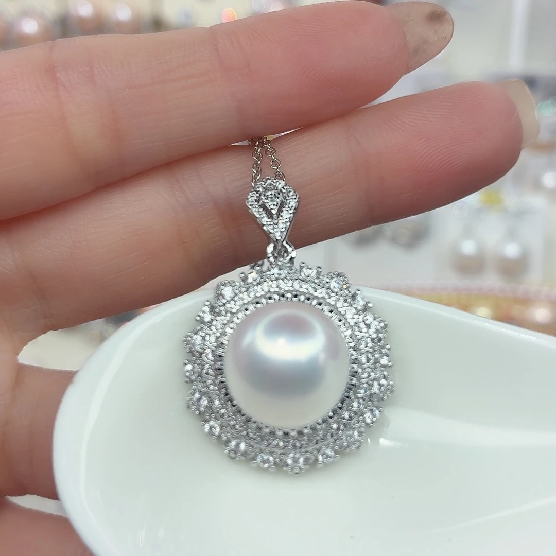 合金颈饰淡水珍珠