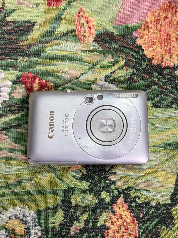 9新 Canon/佳能 ixus100 银色 复古ccd数码相机