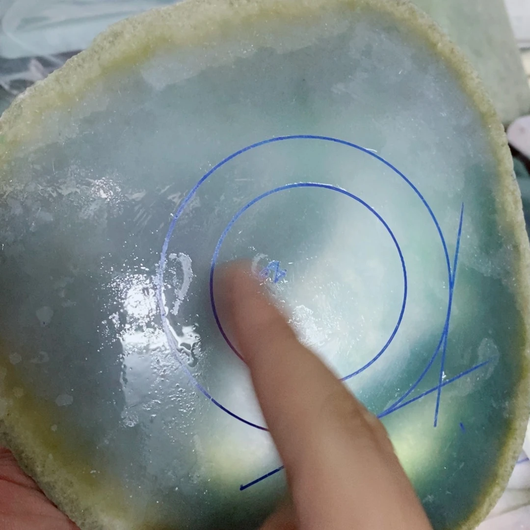 未镶嵌手镯定制定制翡翠青*