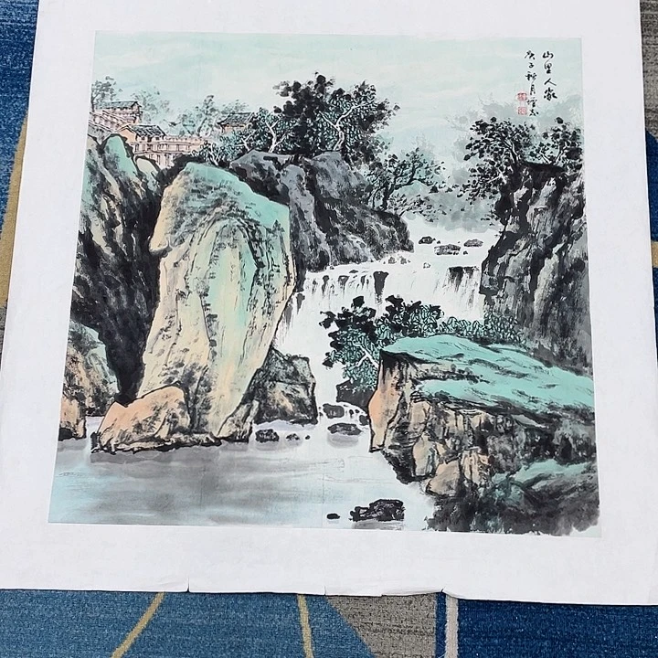 绘画专****统绘画作品连增志画芯