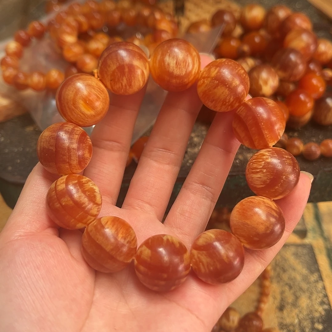 玩***❃松木（琥珀木）手串/手链2.0三通