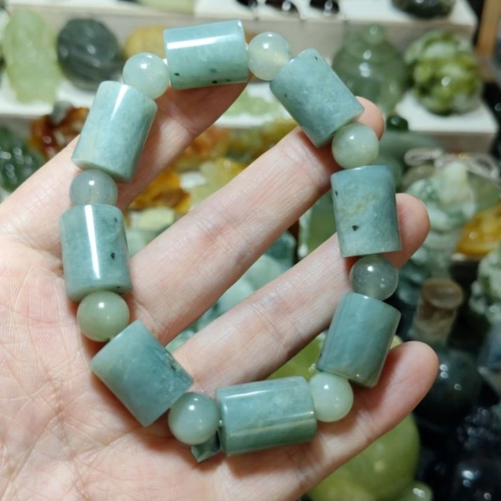 岫玉手串款式未镶嵌