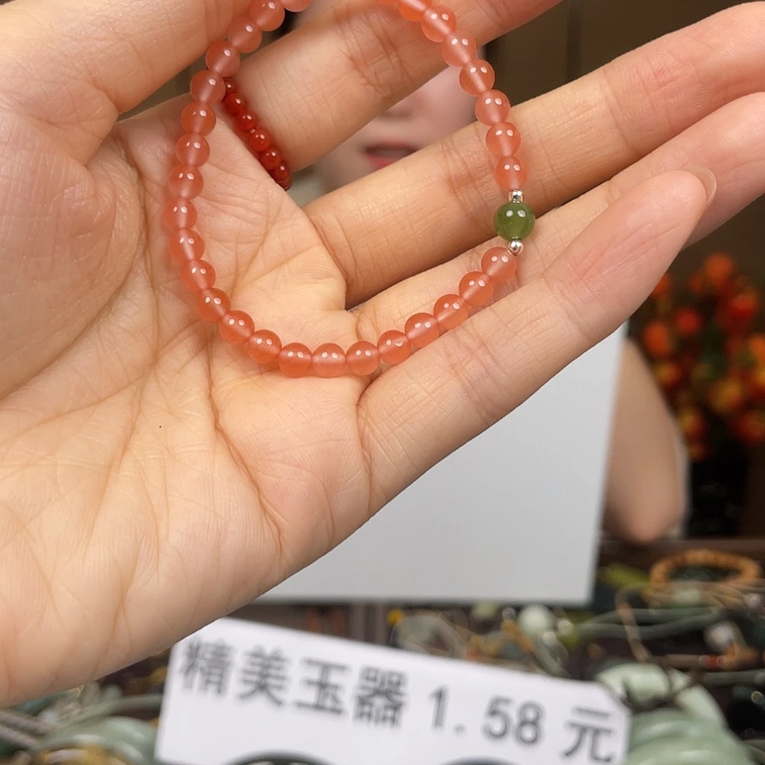 蛇纹石玉未镶嵌项链