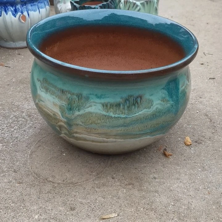 红陶口25高18一个盆