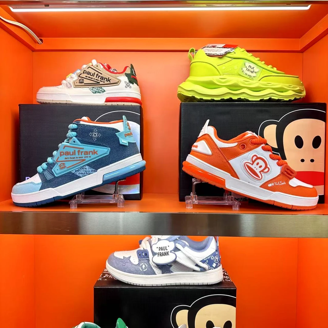 paul frank/大嘴猴新款时尚原创小众网红时尚男板鞋c018