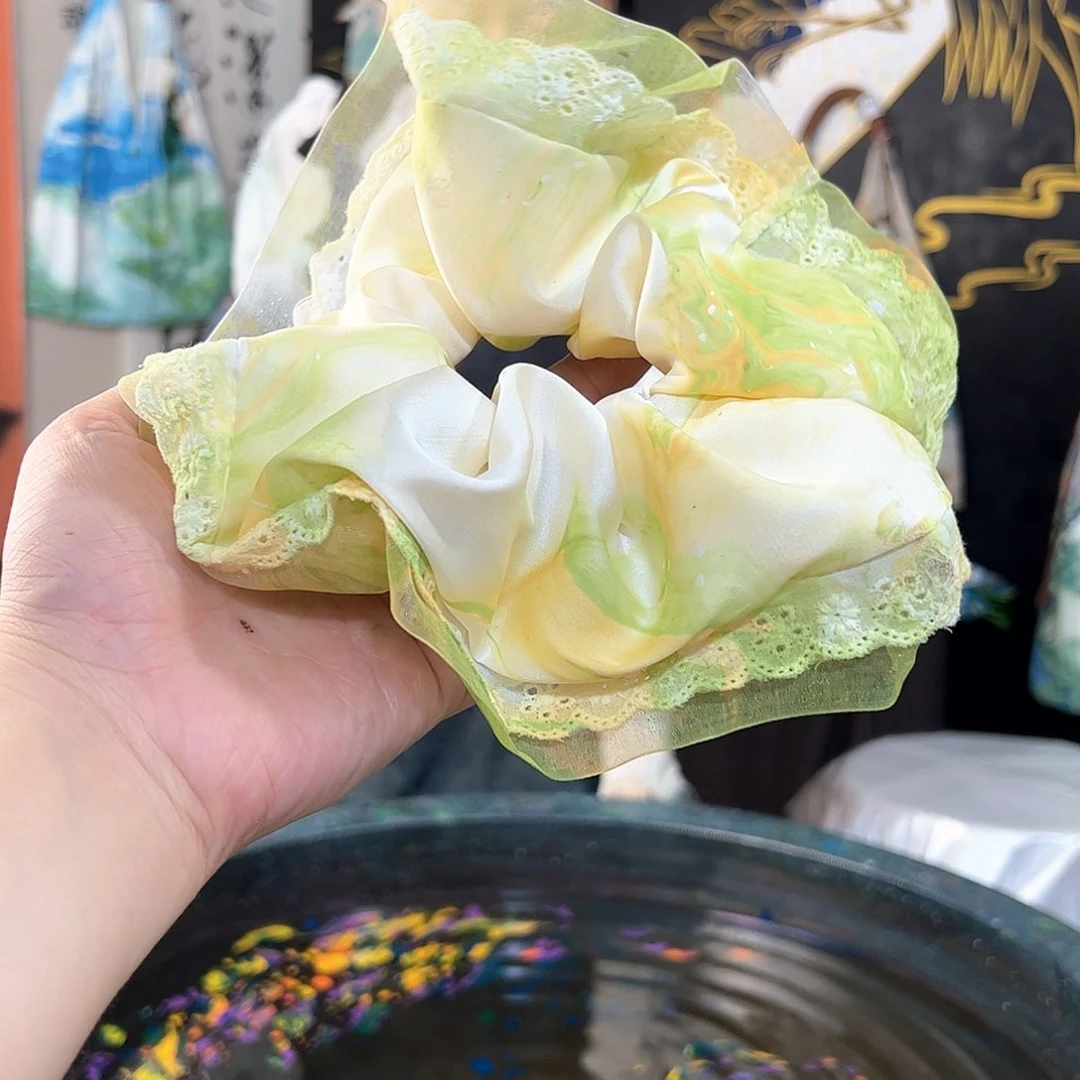 246精品蕾丝发圈手作
