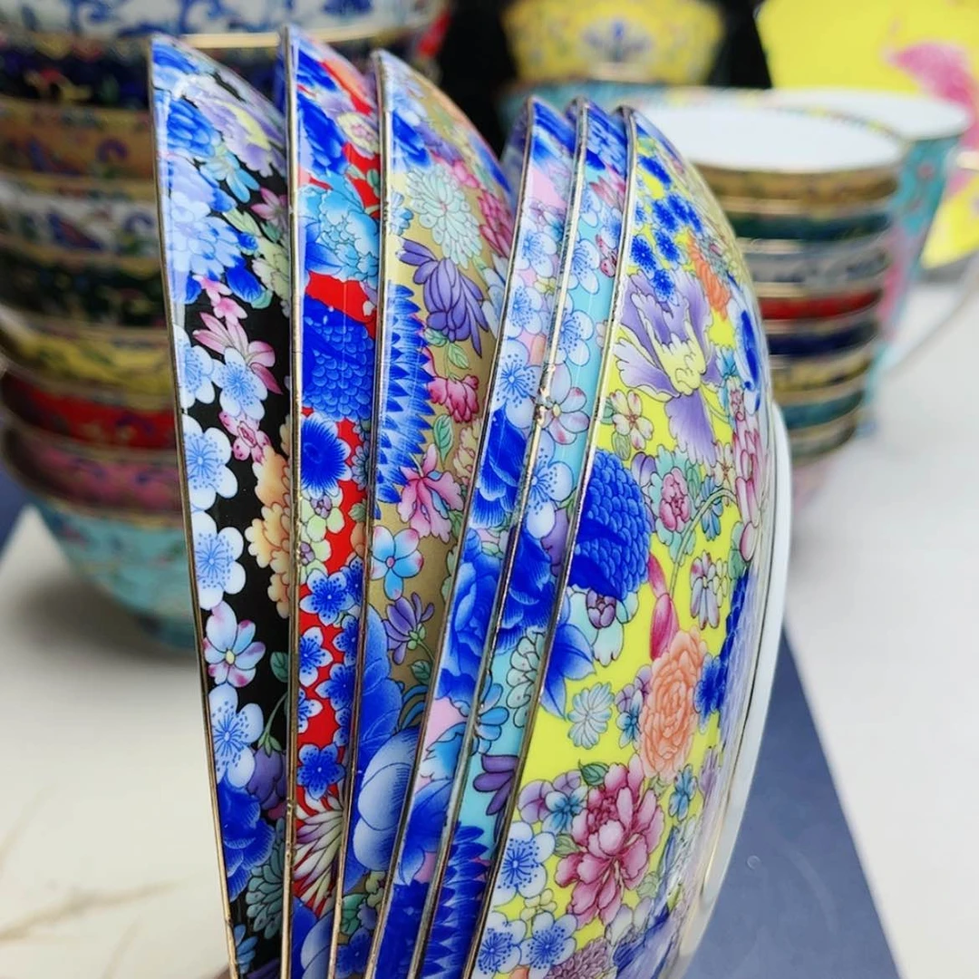 【闪购商品】珐琅8寸6个………………