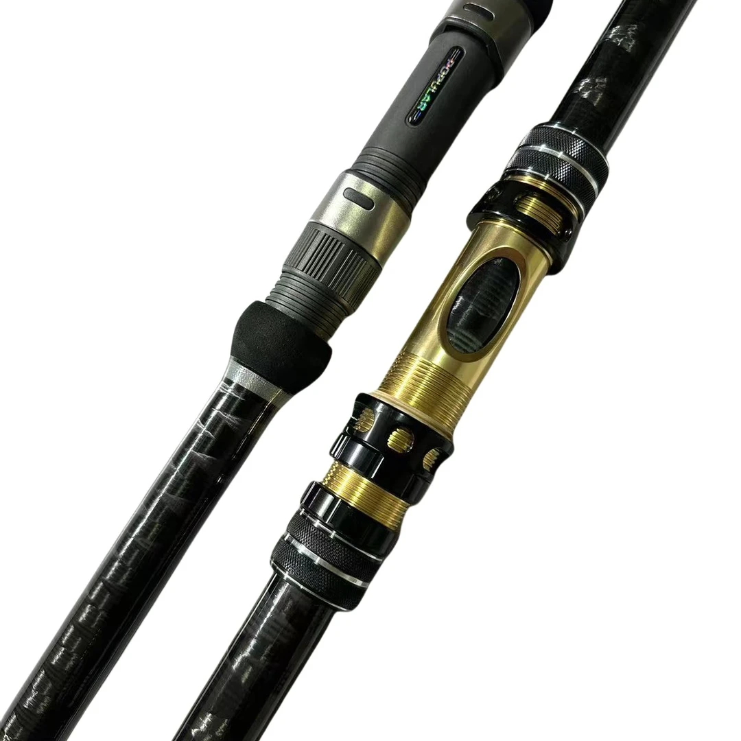 【风暴】高碳远投带逆丝通体交叉碳带高碳耐用大物瑕疵远投杆