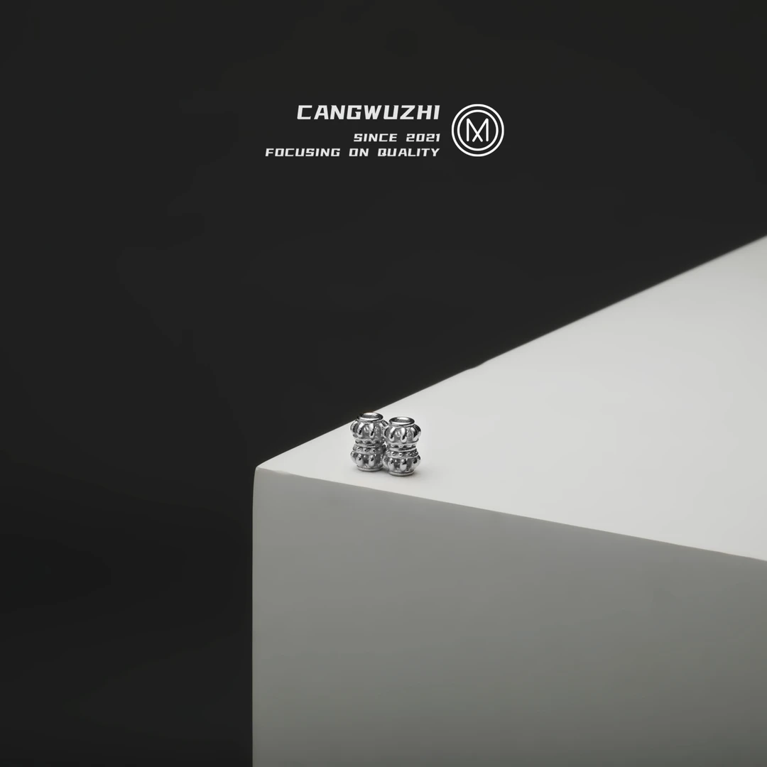 【藏物志】OLDMAN银版 金刚杵弟子珠  配饰