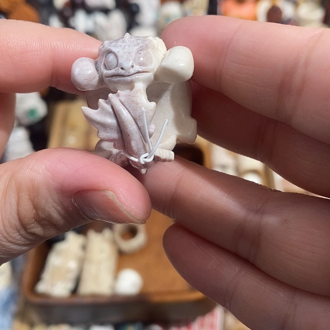 把件鹿骨M26无牙仔跑环内径16右右鹿角