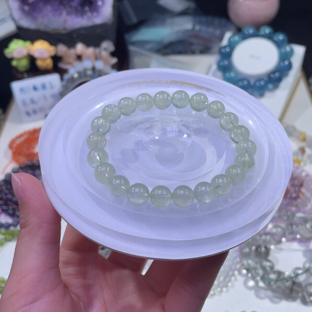 未镶嵌手链水晶青提葡萄石8mm