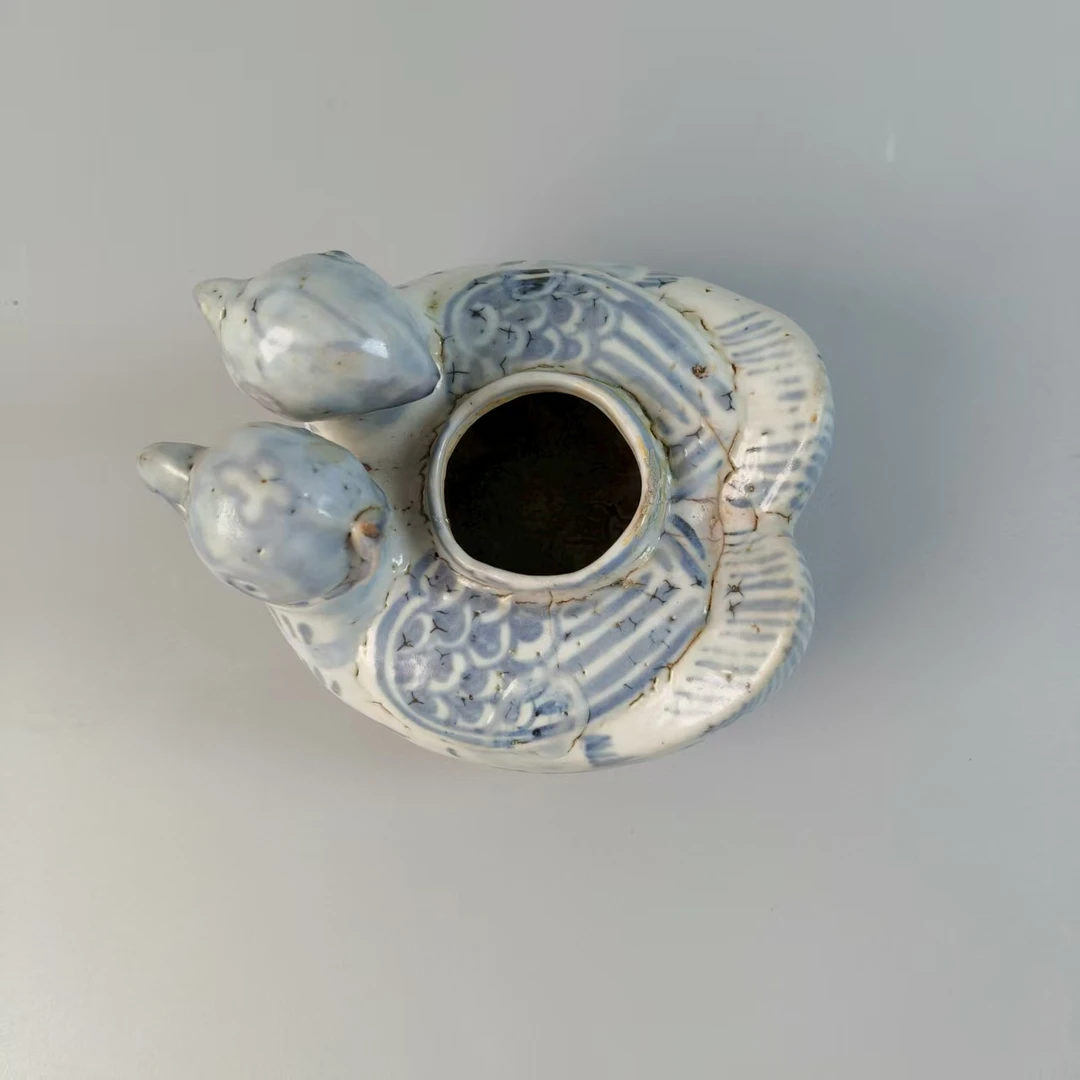 129 明代 青花鸳鸯洗-3060035