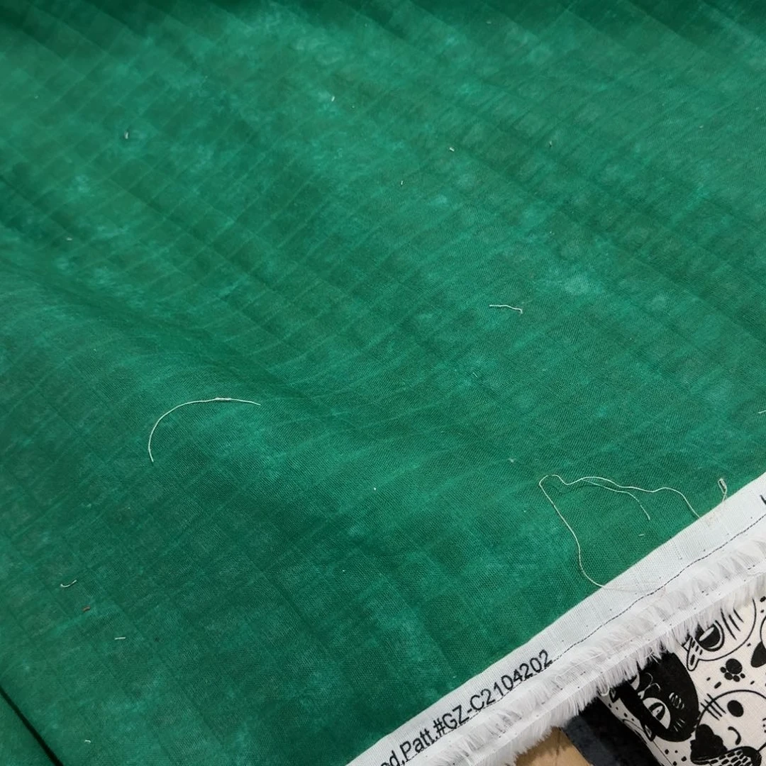 一米价1.5宽纯棉格子双层纱E