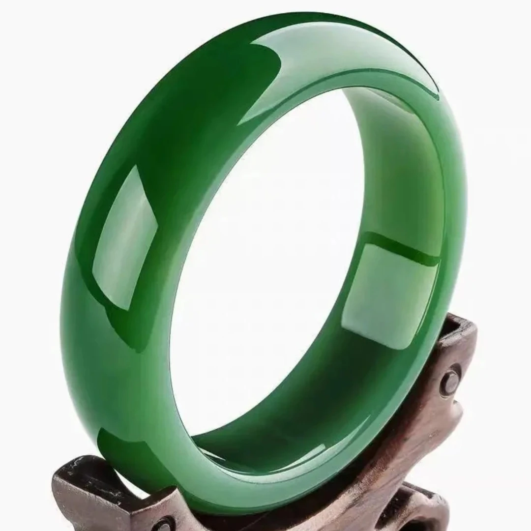 中巴友谊（小飞专属）菠菜绿手镯高档大气精美贵妇镯百搭送礼送妈妈