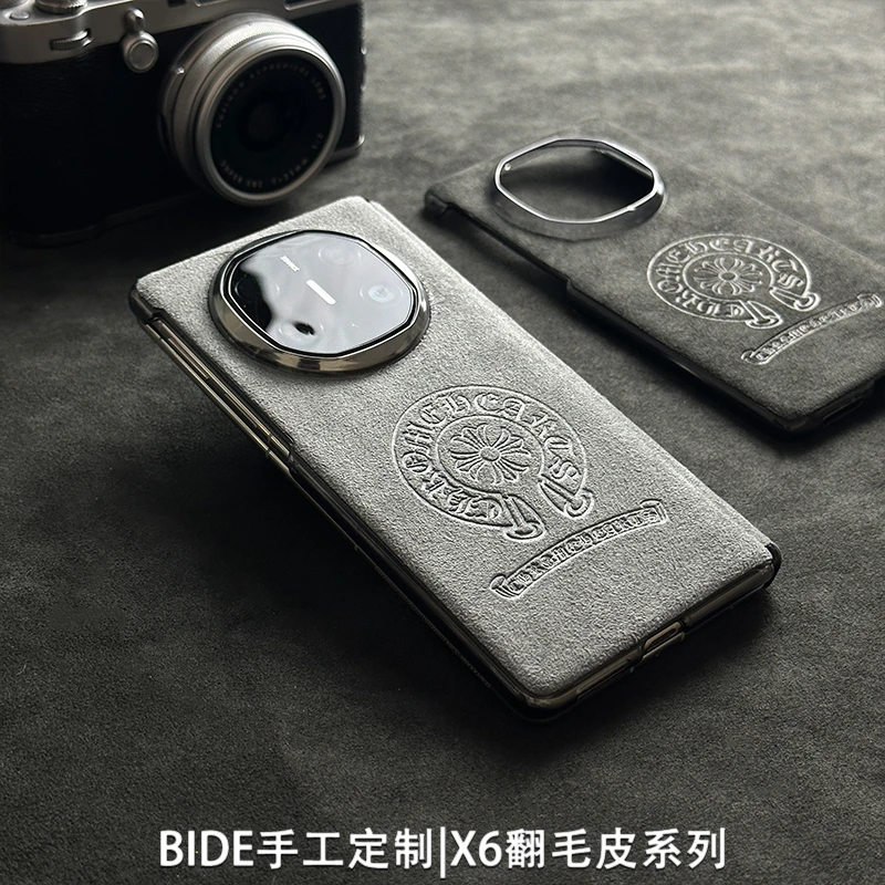 适用华为MateX6折叠屏手机壳手工定制x5/x3全包中轴防摔保护壳潮