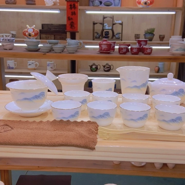 毕业套装茶壶盖碗全家福