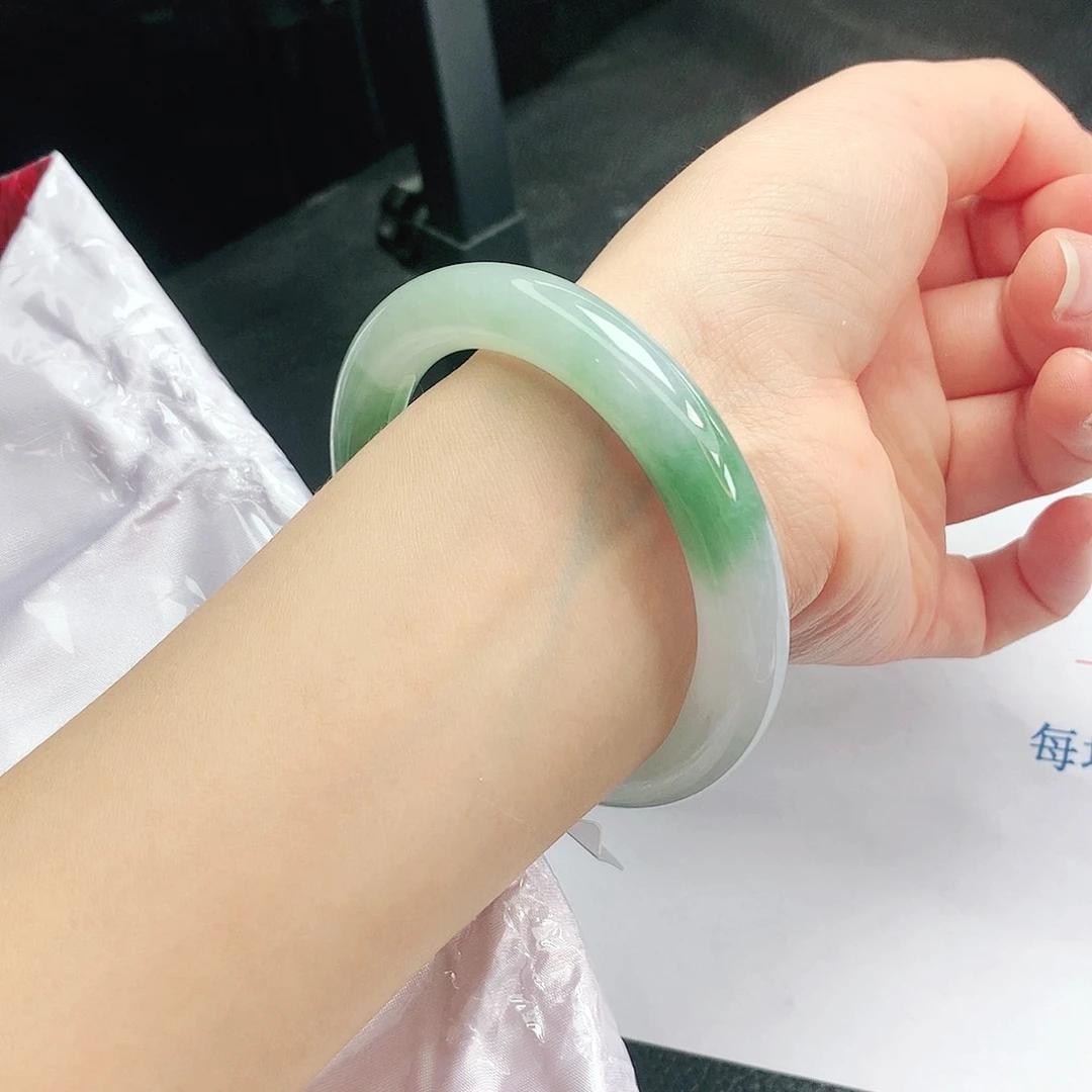 【闪购商品】未镶嵌手镯翡翠缅甸天然a货翡翠