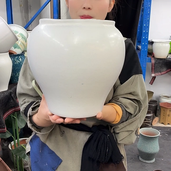 20×28 -粗陶花盆有孔-买买买