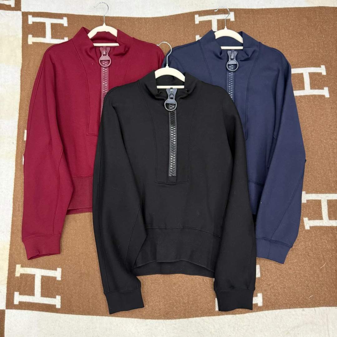 SuSu-141新款半拉链纯色卫衣