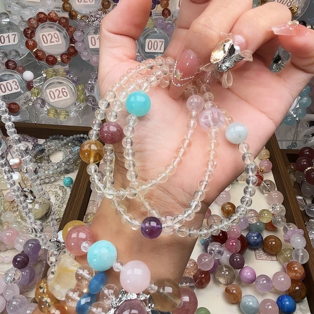 银S925镶嵌手链水晶8888888