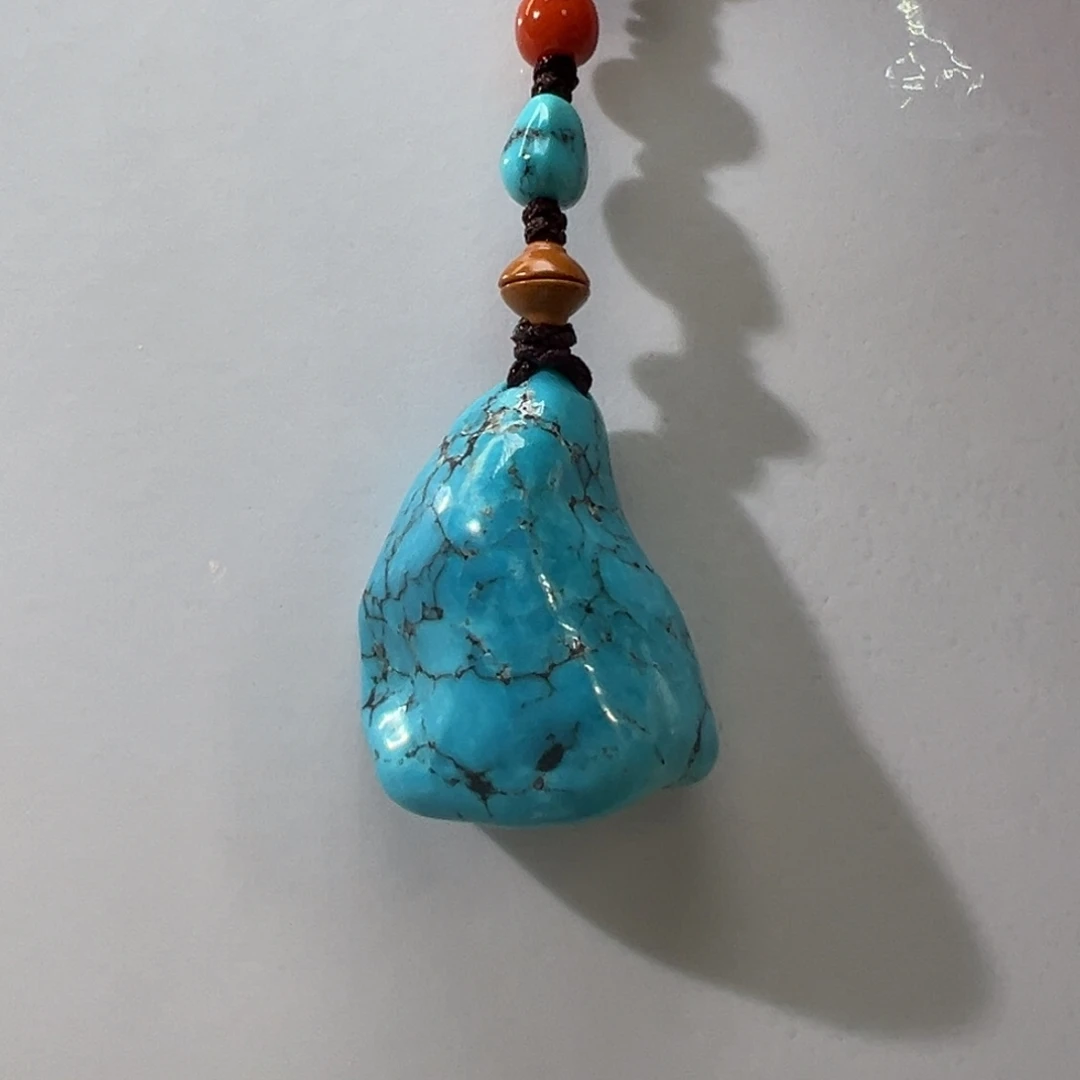 绿松石未镶嵌挂件