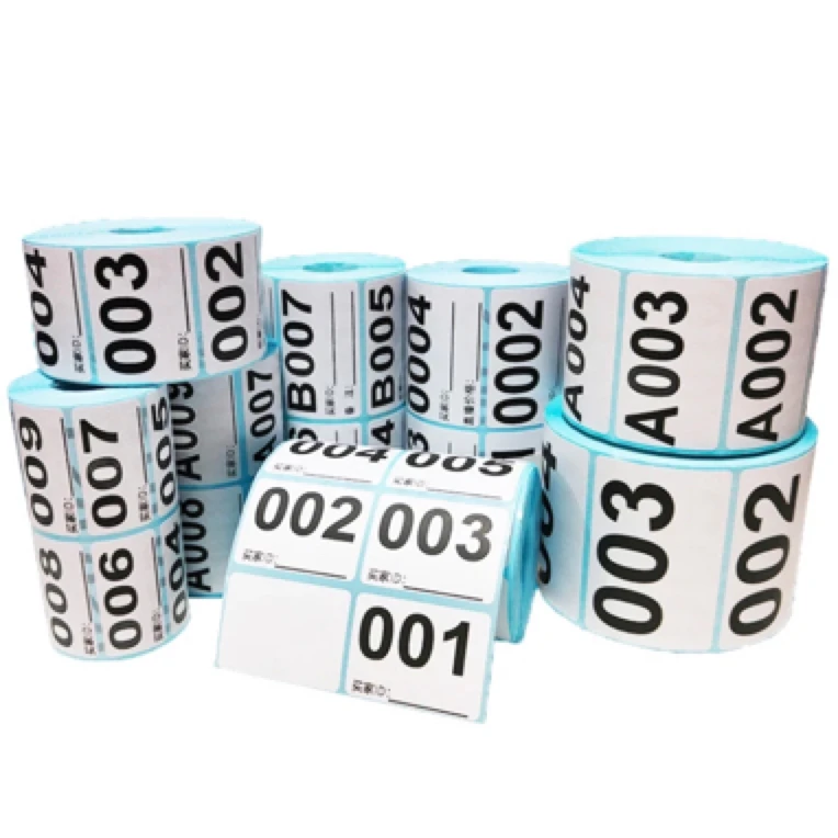 (50-51) 数字编码标签贴纸