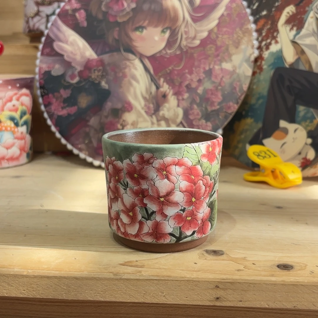 景德镇手绘花盆陶瓷7/7