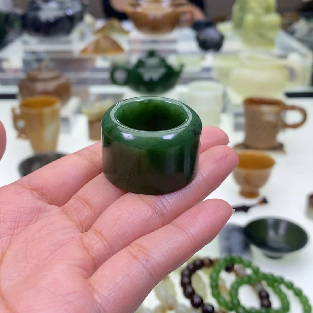 和田玉扳指未镶嵌