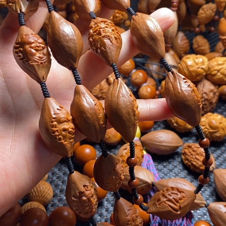 吊坠橄榄核活****！包衣罗汉