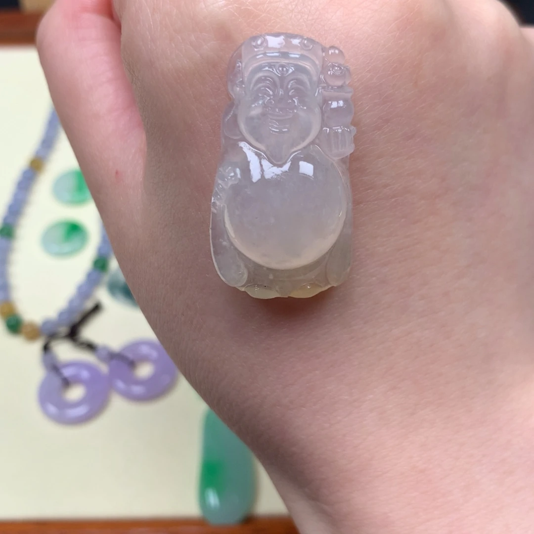 定制翡翠未镶嵌财神爷