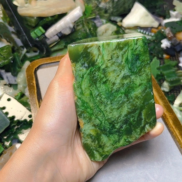 未镶嵌和田玉（糖玉）珠宝半成品可***乐