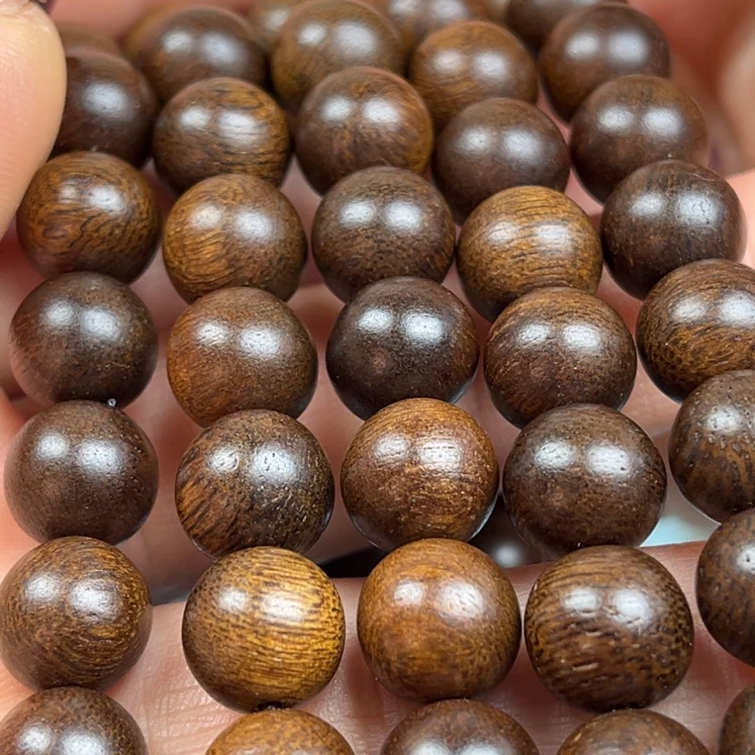 沉香手串完*白棋蜜结老料