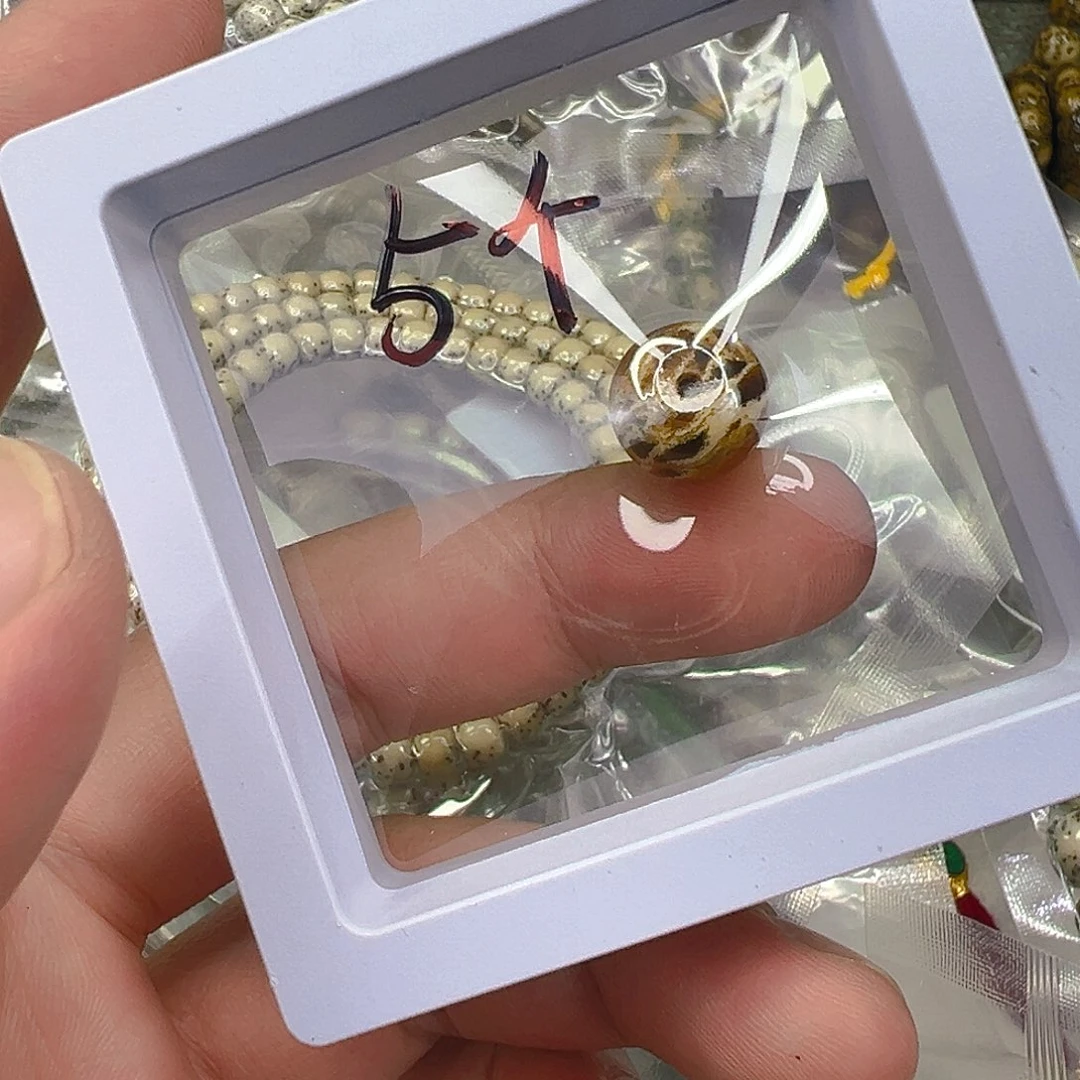 星月菩提手串51干白花配饰1.2五个