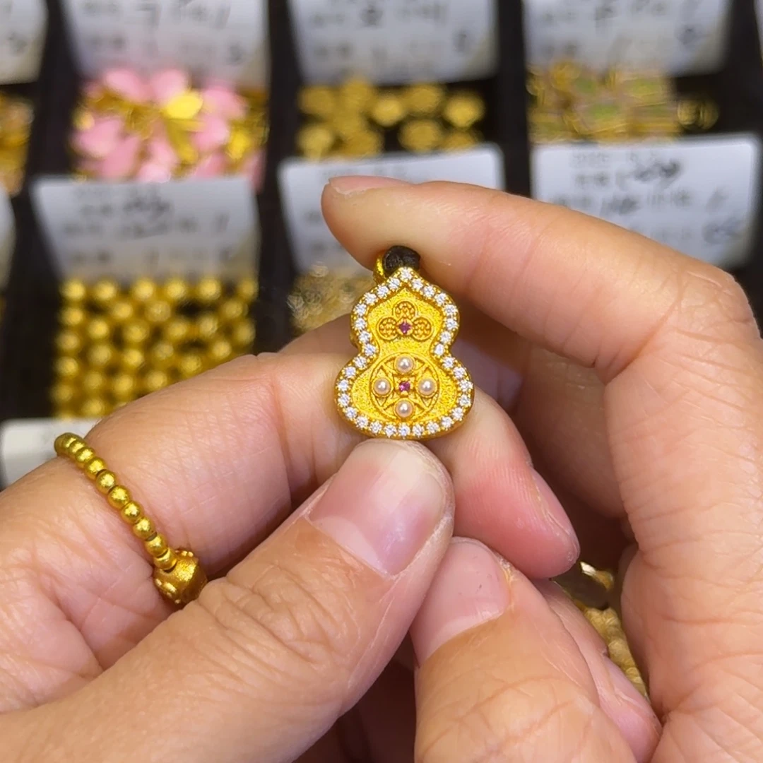 合金精工带珍珍葫芦1个