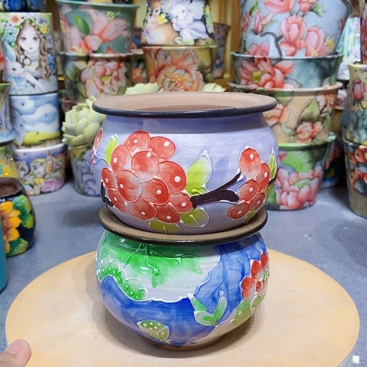 景德镇艺术手绘作品