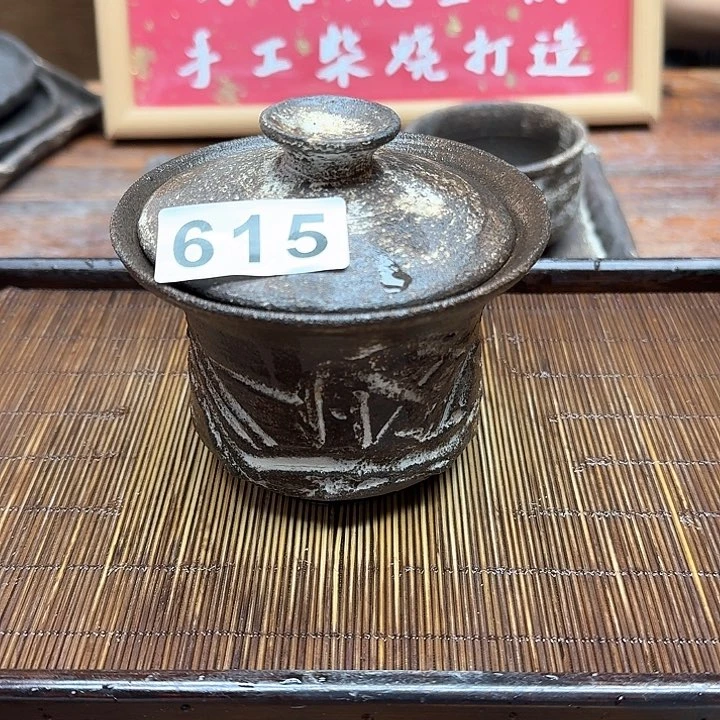 纯手工制作粗陶茶具