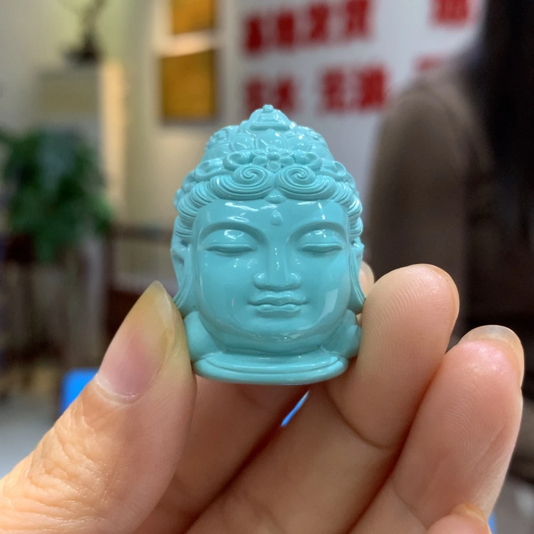 未镶嵌绿松石吊坠
