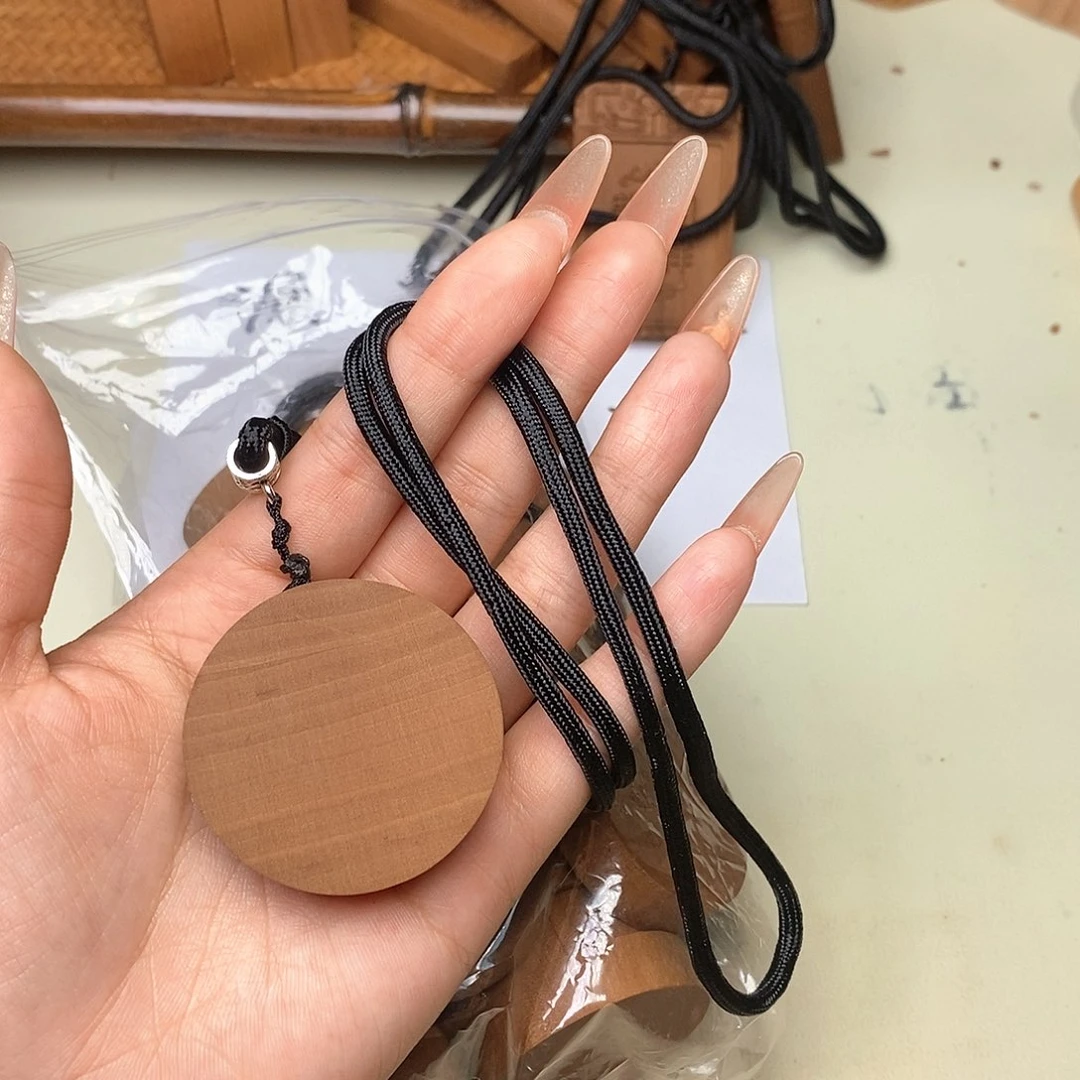 檀香木手串/手链圆牌（小）