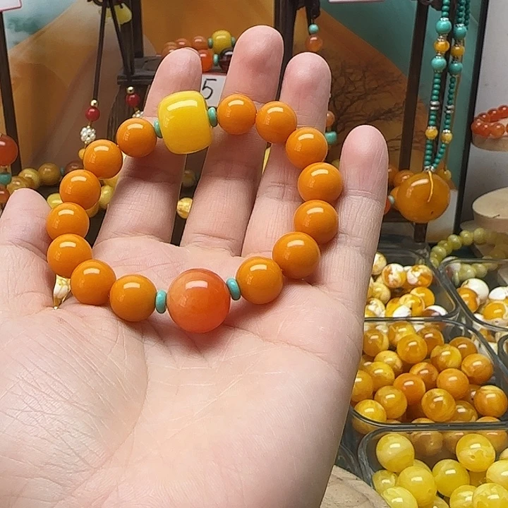 淡****非金属素圈一串手串