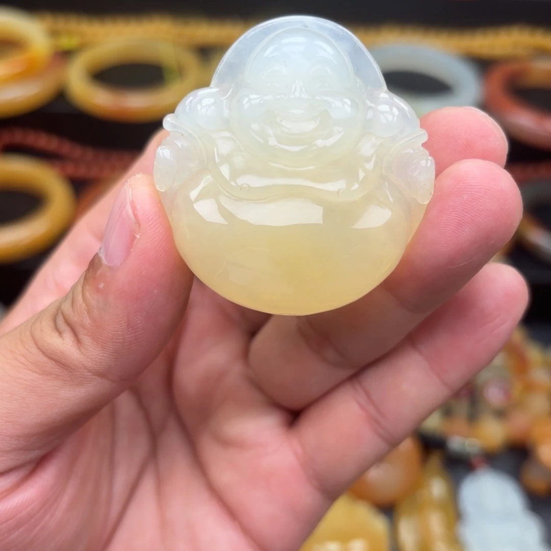 石英质玉（黄龙玉）未镶嵌手链