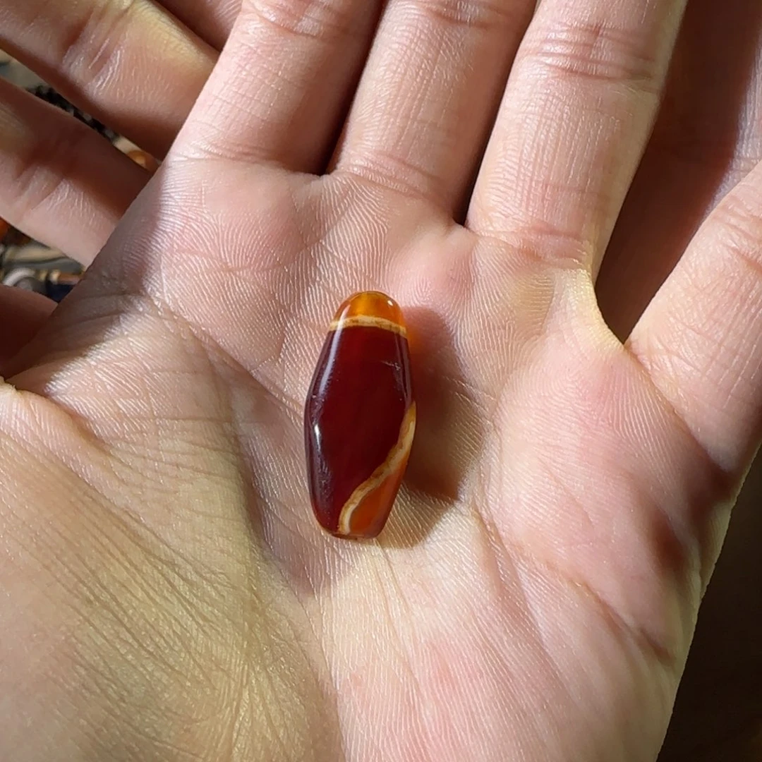 玛瑙/玉髓单珠未镶嵌